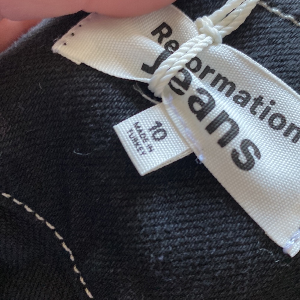 Reformation Black Mini Dress - Picture 9 of 9